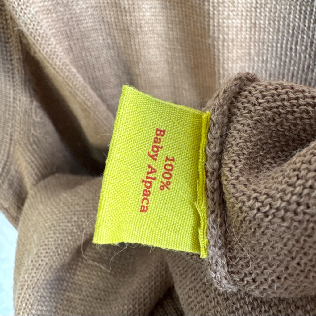Kuna Arnold Chaleco 100% Baby Alpaca Vest Men’s Xl Camel Preppy Academia New — image 7 of 8